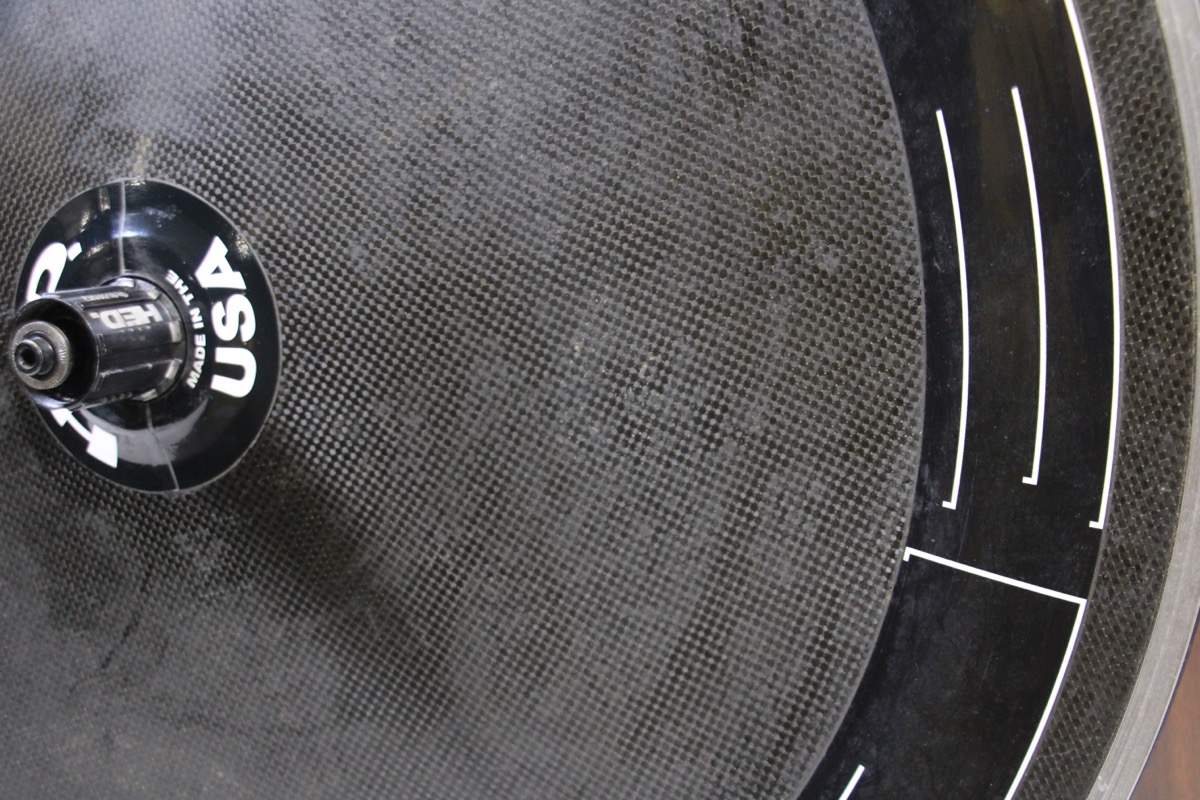 HED Carbon Disc Clincher Rear Wheel, Carbon Hybrid Rim, Shimano 8/9/10s - Picture 20 of 24