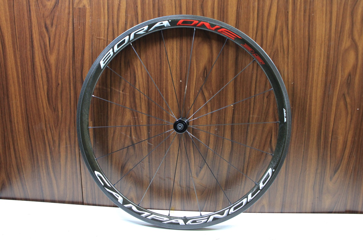 パーツ Campganolo Bora One 35 Front Disc Campagnolo Bora One 35 Carbon Tubular Disc Brake Wheelset