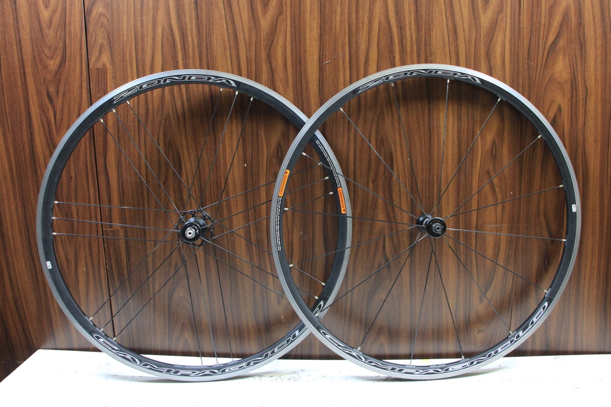 Campagnolo zonda c17　前後 Campagnolo Zonda C17 Clincher Wheelset Shimano Freehub 11/12s