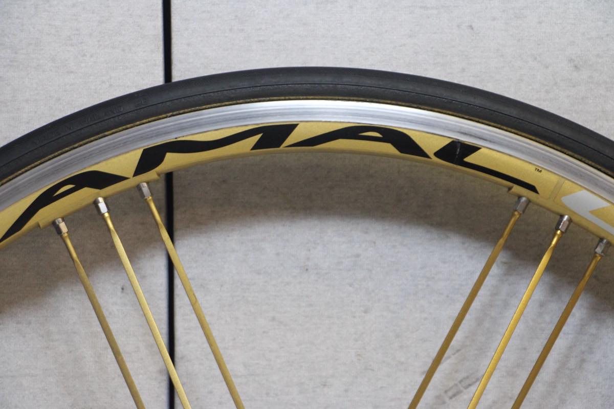 Campagnolo Shamal Ultra Gold Tubular Wheelset Shimano