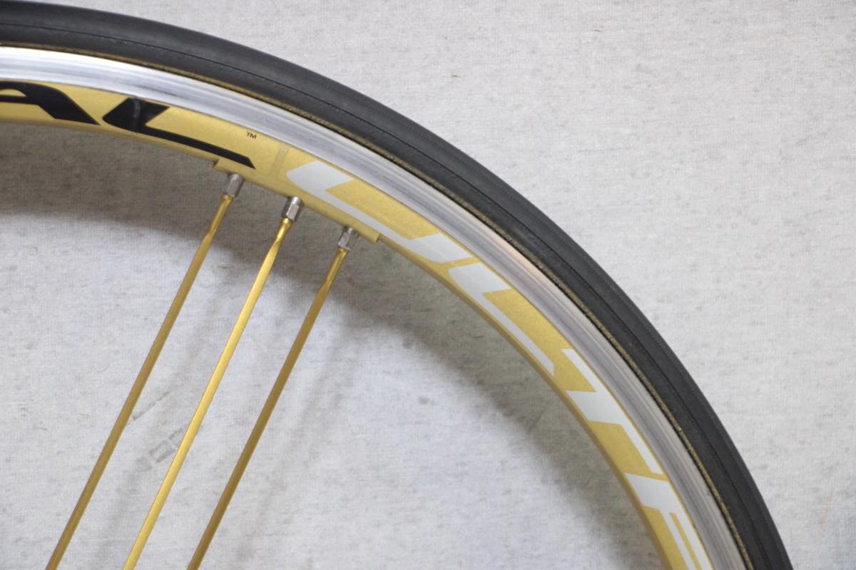 Campagnolo Shamal Ultra Gold Tubular Wheelset Shimano