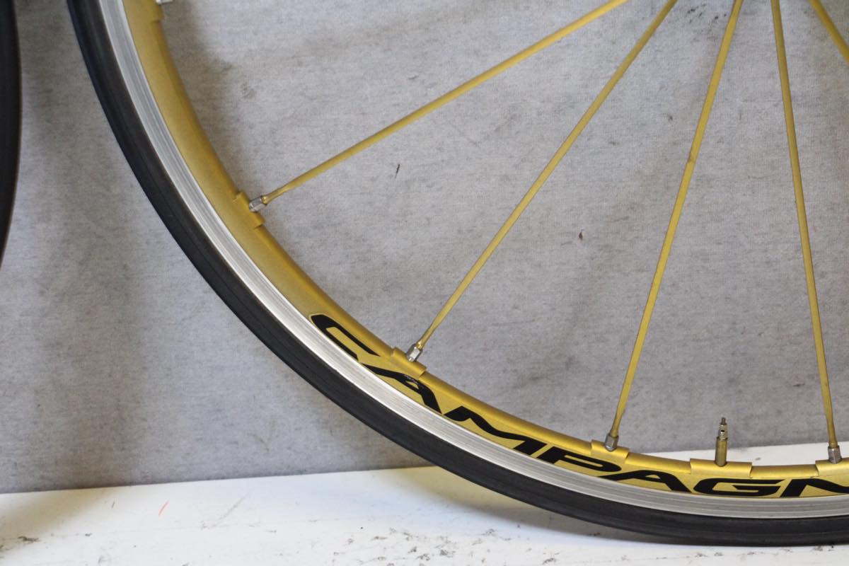Campagnolo Shamal Ultra Gold Tubular Wheelset Shimano