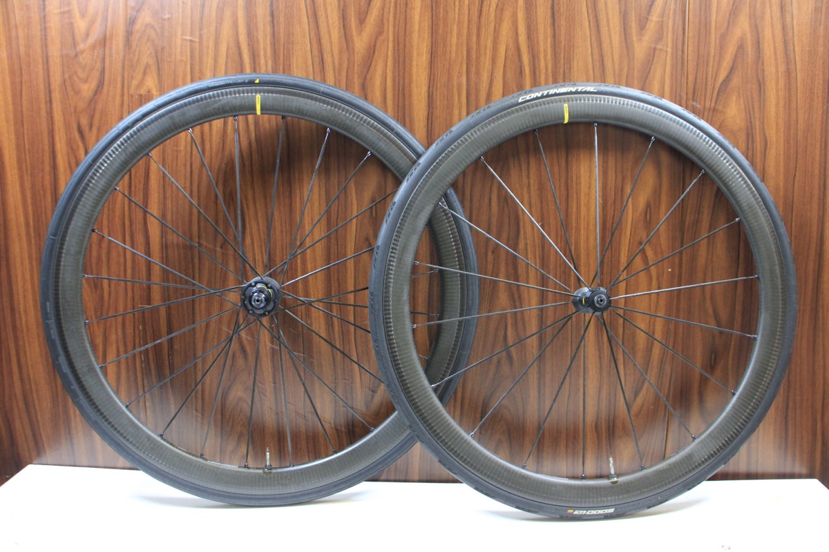 Mavic Cosmic SLR 40 Carbon Wheelset Clincher Tubeless Shimano Free