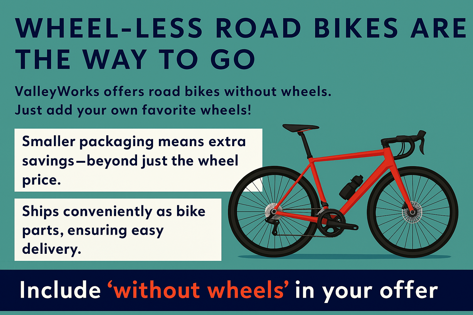 Wheel-less Road Bikes - ValleyWorks